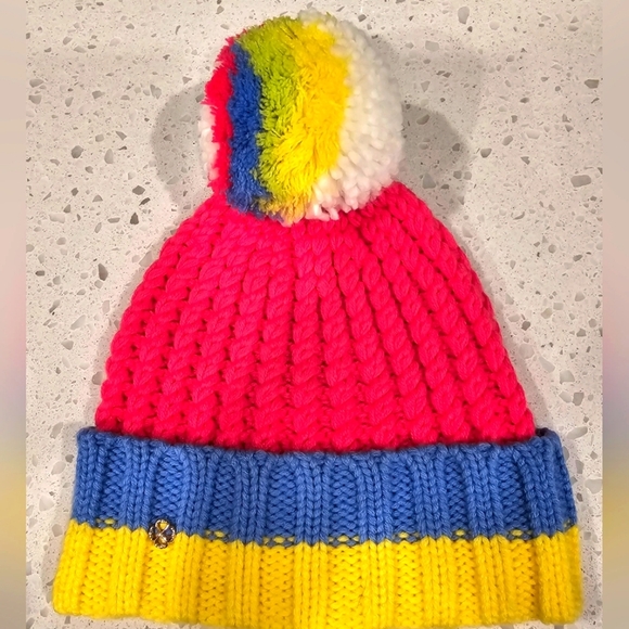 New Kate Spade New York Knit Beanie with Pom Pom - Picture 1 of 8